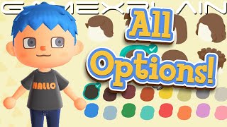 All Villager Hair + Face Customization Options in Animal Crossing: New Horizons