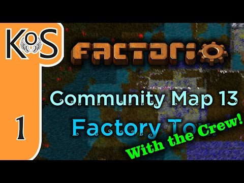 Factorio Community Map 13, Ep 1: Factory Tour with the Community! - 5Dims | Co-op Multiplayer 0.14
