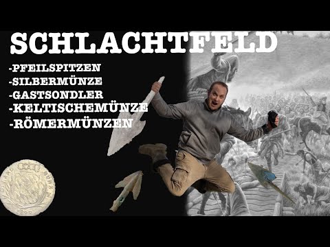 Wieder Sondeln auf dem Schlachtfeld mit Pfeilspitzen, Silbermünzen, Keltischemünzen und Römermünzen