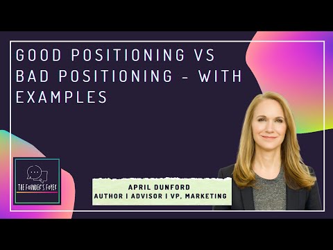 Good positioning vs weak positioning ft. April Dunford | The Founder's Foyer with Aishwarya Ashok