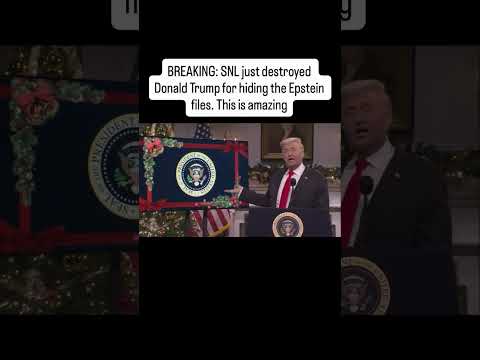 BREAKING: SNL just destroyed Donald Trump for hiding the Epstein files