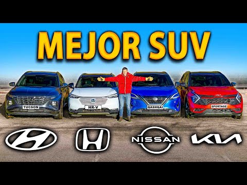 Nissan Qashqai vs Honda HR-V vs Kia Sportage vs Hyundai Tucson: ¡PRUEBA DEFINITIVA!