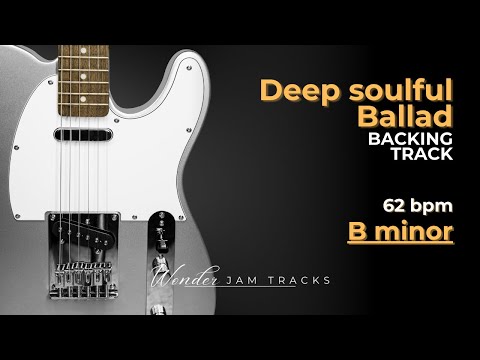 Deep Soulful Ballad Backing Track in B minor I 62 BPM