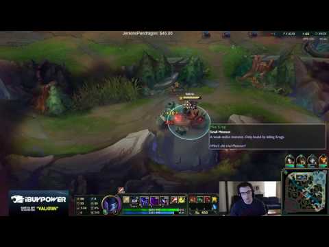 League Of Legends S7 — Valkrin as Nocturne Jungle vs Graves  Guide & Gameplay
