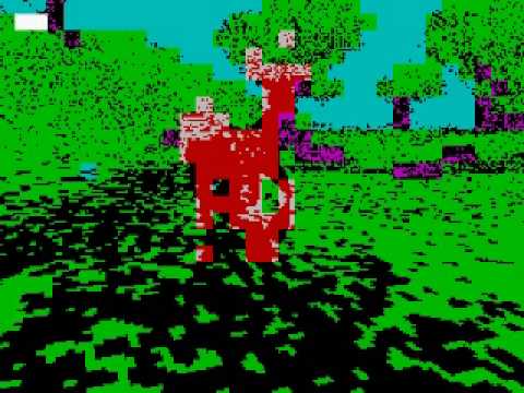 before zx spectrum pixel shader deer prototype