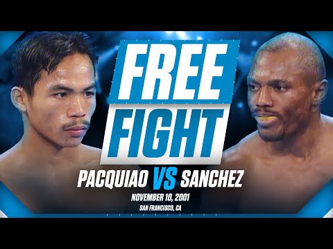 (36) Manny Pacquiao vs Agapito Sanchez (DO) | Nov 10, 2001 San Francisco