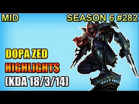 Dopa - Zed vs LeBlanc - Mid - Patch 6.10 - KR SoloQueue Replay Highlights