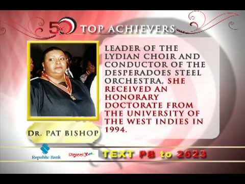 50 most Influential people in Trinidad & Tobago:Dr Pat Bishop