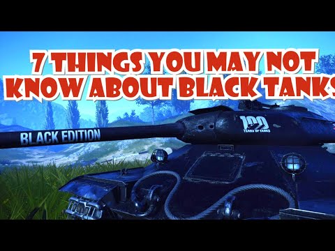 7 Things the you may not know about black tanks || IS-6 World of Tanks Console PS4 XBOX Mercenaries