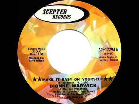 1970 HITS ARCHIVE: Make It Easy On Yourself - Dionne Warwick (mono 45)