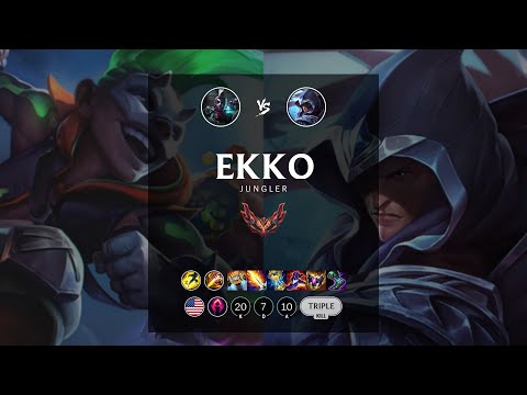 Ekko Jungle vs Talon - NA Grandmaster Patch 12.19