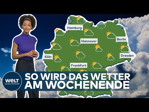 Video Thumbnail: DEUTSCHLAND: Das ist das Wetter am Wochenende! "Aus Schneeflocken werden Regentropfen"