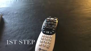 BEST VIDEO: Directv remote..program like a technician