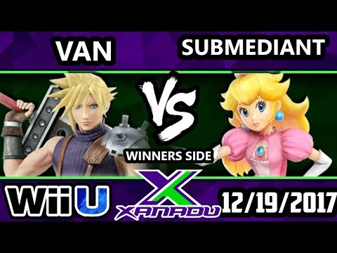 S@X 233 Smash 4 - Van (Cloud) Vs. Submediant (Peach) - SSB4 Winners Side - Smash for Wii U.