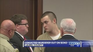 Convicted murderer out on bond
