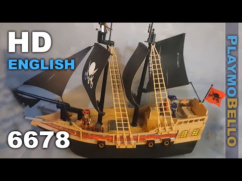 (2015) Playmobil 6678 Large Pirate Ship (Playmobil set REVIEW)
