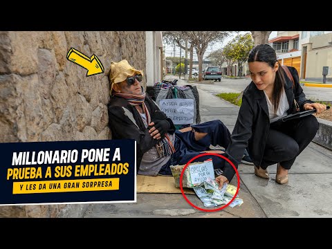 Millionaire tests employees' honesty and values ​​| Millionaire puts his workers to the test