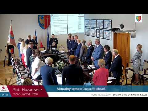 XIV SESJA RADY MIASTA ŻORY - 24.04.2025 r.