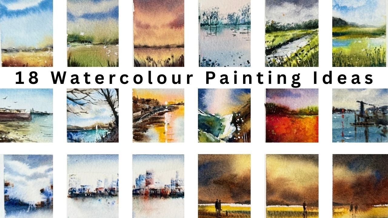 18 Watercolor Painting Ideas for Beginners