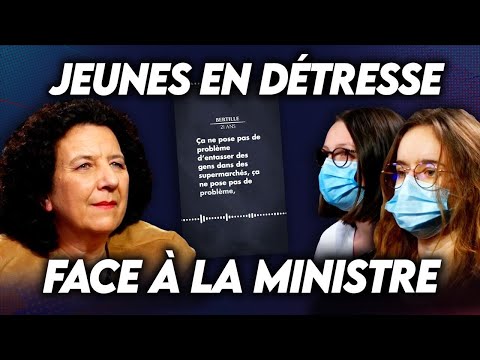 Deux jeunes en détresse face au gouvernement (ministre de l'Enseignement supérieur Frédérique Vidal)