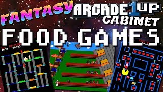 Arcade 1up Fantasy Cabinet - Food Games!