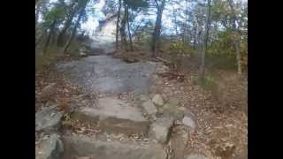 preview picture of video 'Hiking Moore's Wall Loop Trail at Hanging Rock'