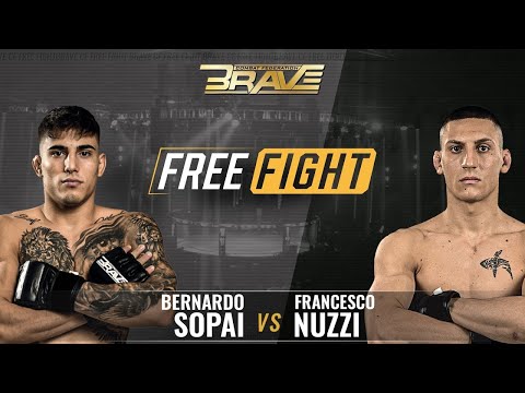 FREE MMA FIGHT | Francesco Nuzzi vs Bernardo Sopai | BRAVE CF 49