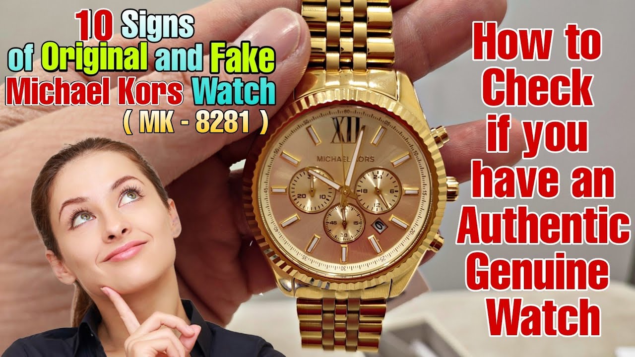 Watch video Mamahaling Relo MICHAEL KORS Lexington Watch Gold (MK-8281) Fake V.S Original Alamin🤔 Now Mamahaling Relo MICHAEL KORS Lexington Watch Gold (MK-8281) Fake V.S Original Alamin🤔