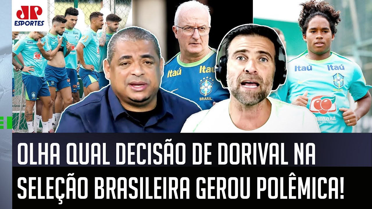 "ISSO TÁ DANDO MUITA POLÊMICA! A INFORMAÇÃO é que o Dorival vai..." OLHA esse DEBATE sobre a Seleção