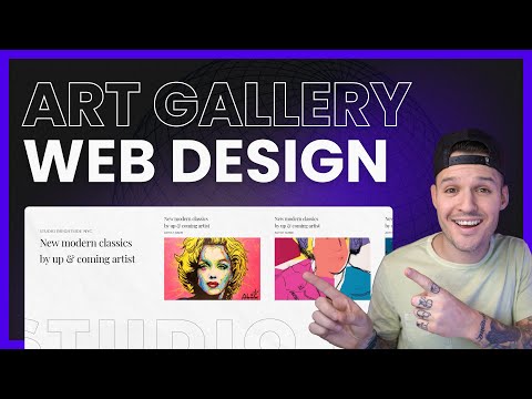 Modern Art Gallery Website