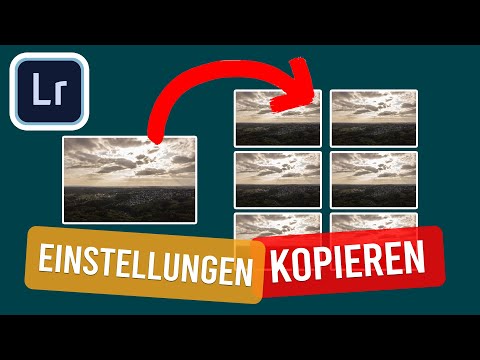 EINSTELLUNGEN auf mehrere FOTOS kopieren in LIGHTROOM | Adobe Lightroom Tutorial | Deutsch