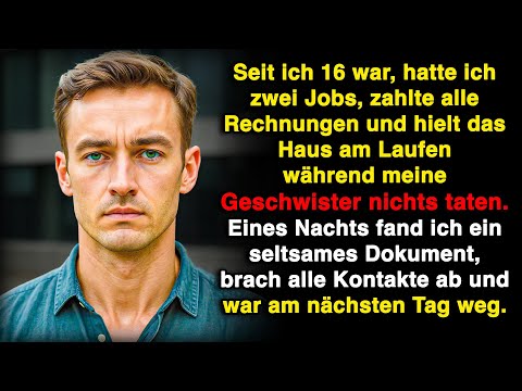 Seit 16 schuftete ich für alles – dann entdeckte ich plötzlich ein schockierendes Geheimnis!