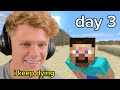I Spent 7 Days In The Desert Minecraft