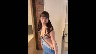 東雲うみさん✨メガネ✨ツインテール✨ビキニ