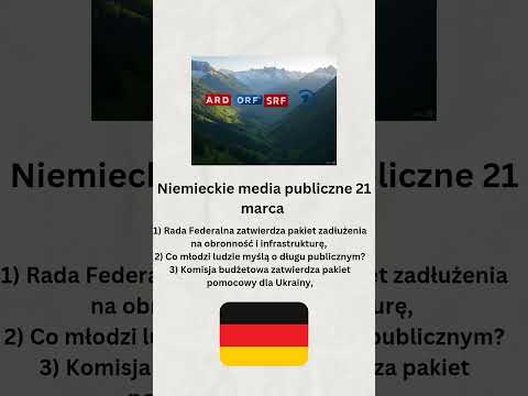 Niemieckie media publiczne 21 marca