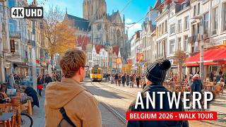 ANTWERP Yürüyüş Turu 🇧🇪 │ Eski Şehri, Orta Çağ ve Flaman cazibesini ke