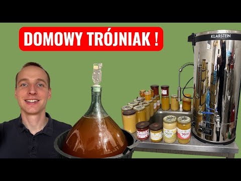TRÓJNIAK Mead - Homemade method for making liquid gold (Step by step).