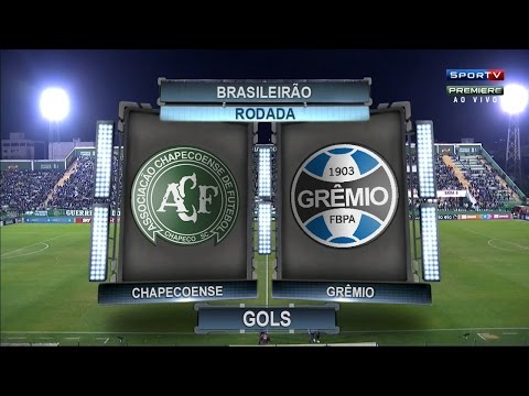 Gols, Chapecoense 3 x 3 Grêmio - Brasileirão 15/06/2016 [HD]