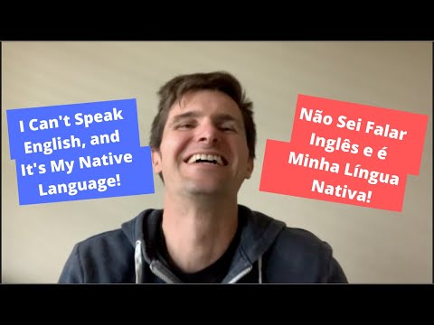 I can't speak English, and it's my native language! - No Consigo Hablar Inglés y Es Mi Idioma Nativo