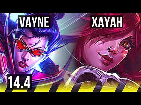 VAYNE & Lulu vs XAYAH & Rakan (ADC) | Rank 28 | TR Challenger | 14.4