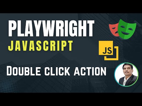 Playwright with Javascript |  Mouse Double Click Action | Part 23