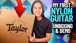 Taylor Academy 12e-N Nylon String Acoustic Guitar Review + Unboxing
