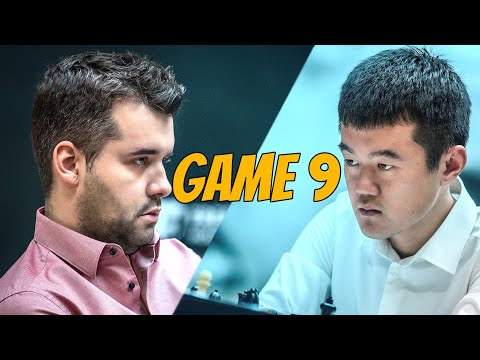 Nepomniachtchi-Ding World Chess Championship Match 2023 || Game 9