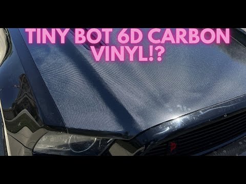 TinyBot 6D Carbon fiber vinyl! Is it worth it?? (Cooked Activities #5)