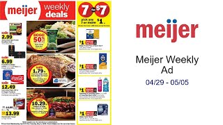 Meijer Weekly Ad 04/29 - 05/05
