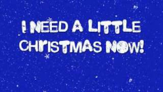We Need A Little Christmas - Glee Cast (with lyrics)