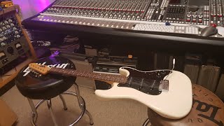 Video thumbnail for ESP 400 SERIES SUPER STRAT WILKINSON TREMOLO KLUSON DELUXE TUNERS OLYMPIC WHITE GUITAR UP CLOSE by Essex Recording Studios