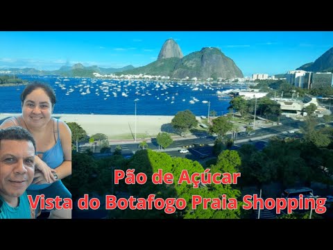 VISTA DO PÃO DE AÇUCAR E BAÍA DE GUANABARA DO  BOTAFOGO PRAIA SHOPPING #riocidademaravilhosa