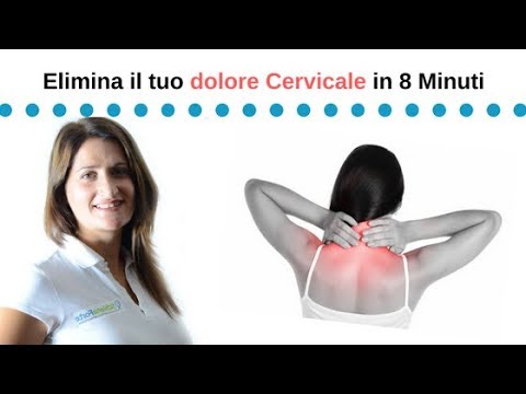 Mal di basso addome a sinistra dà nella parte posteriore di una donna Massaggio del bambino colonna vertebrale cervicale