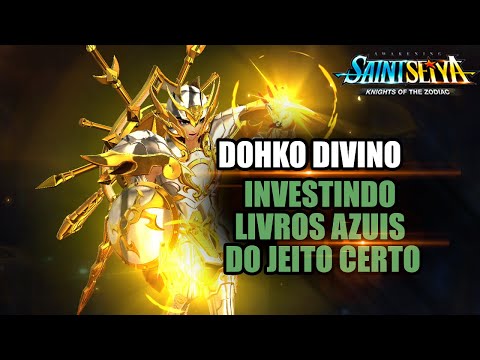 HOW TO INVEST YOUR BLUE BOOKS IN THE DIVINE DOHKO - SAINT SEIYA AWAKENING